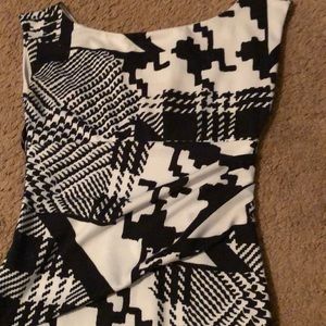 Black and white dress